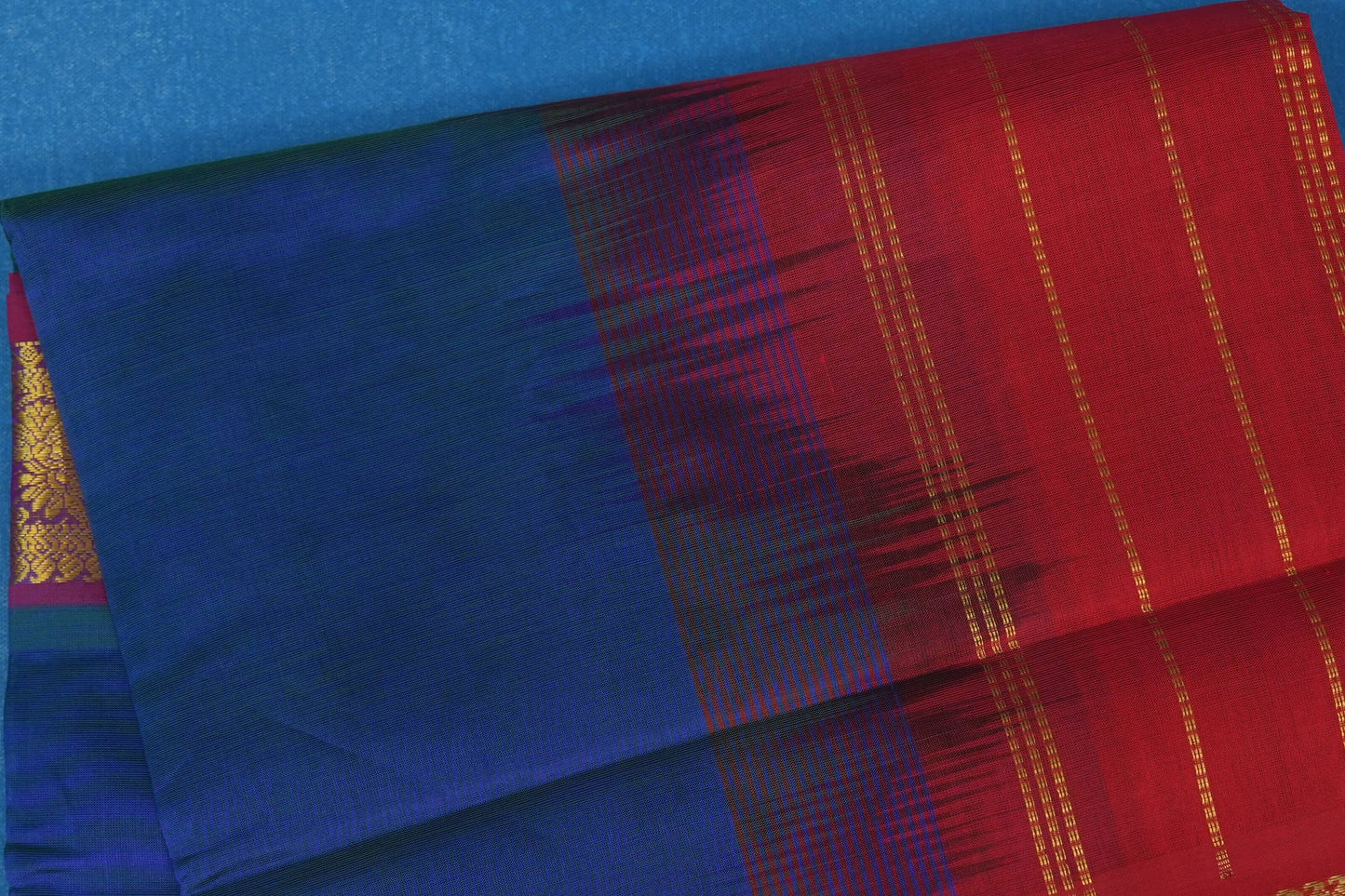 plain vintage silk cotton saree