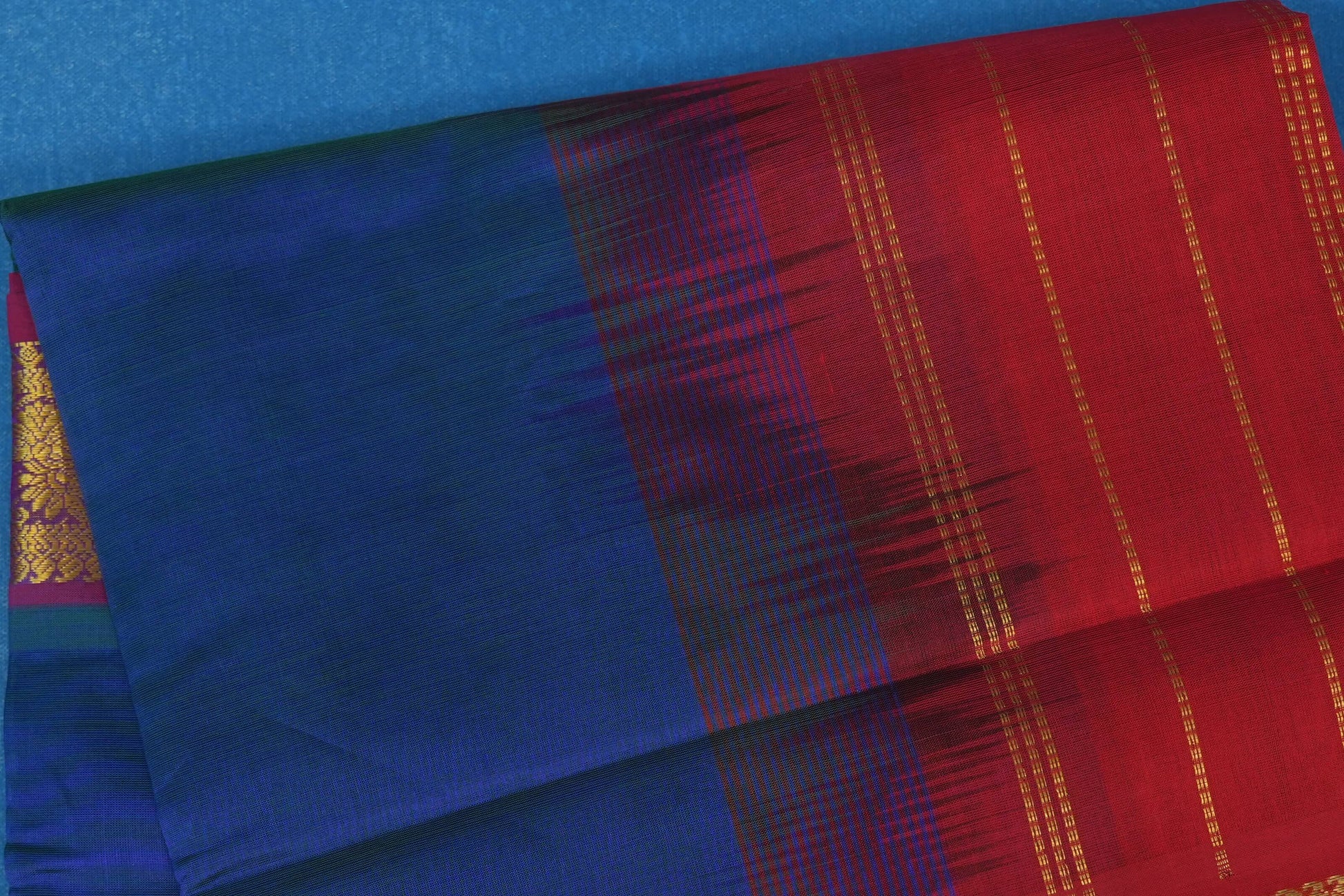 plain vintage silk cotton saree