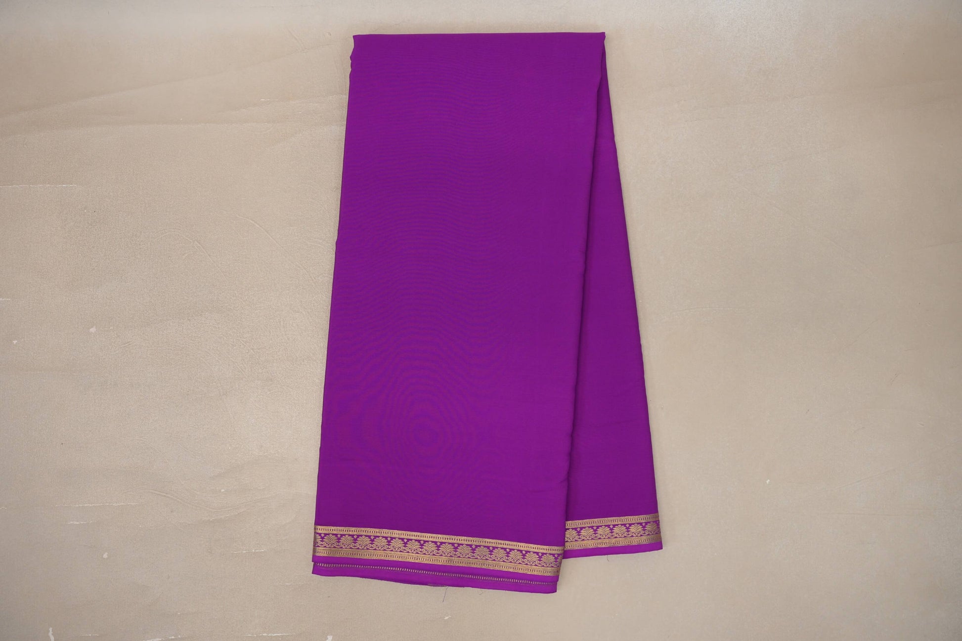 Online Magenta Purple CSG Mysore Silk Saree