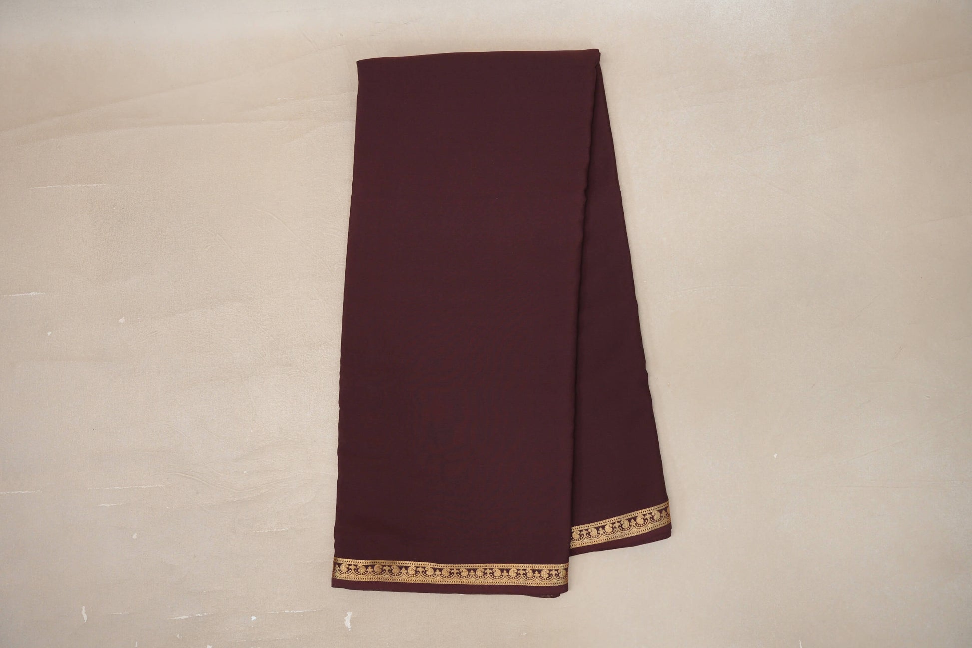 Online Coffee Brown CSG Mysore Silk Saree