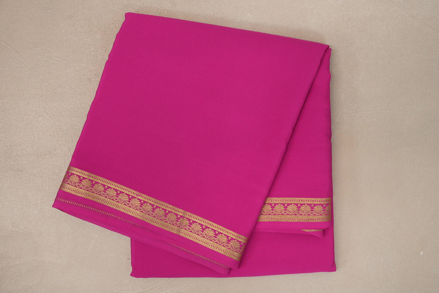Bright Pink CSG Mysore Silk Saree by Shreenivas Silks PSSR019782