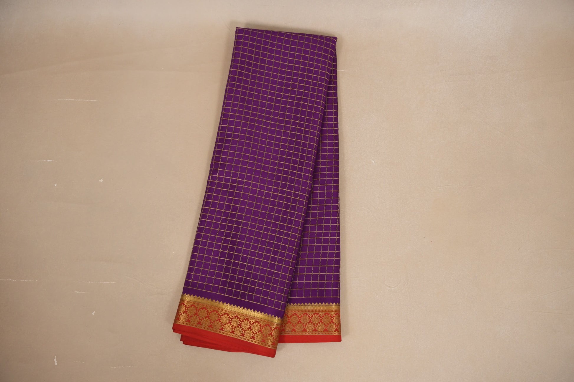 Deep Purple Mysore Silk Saree online