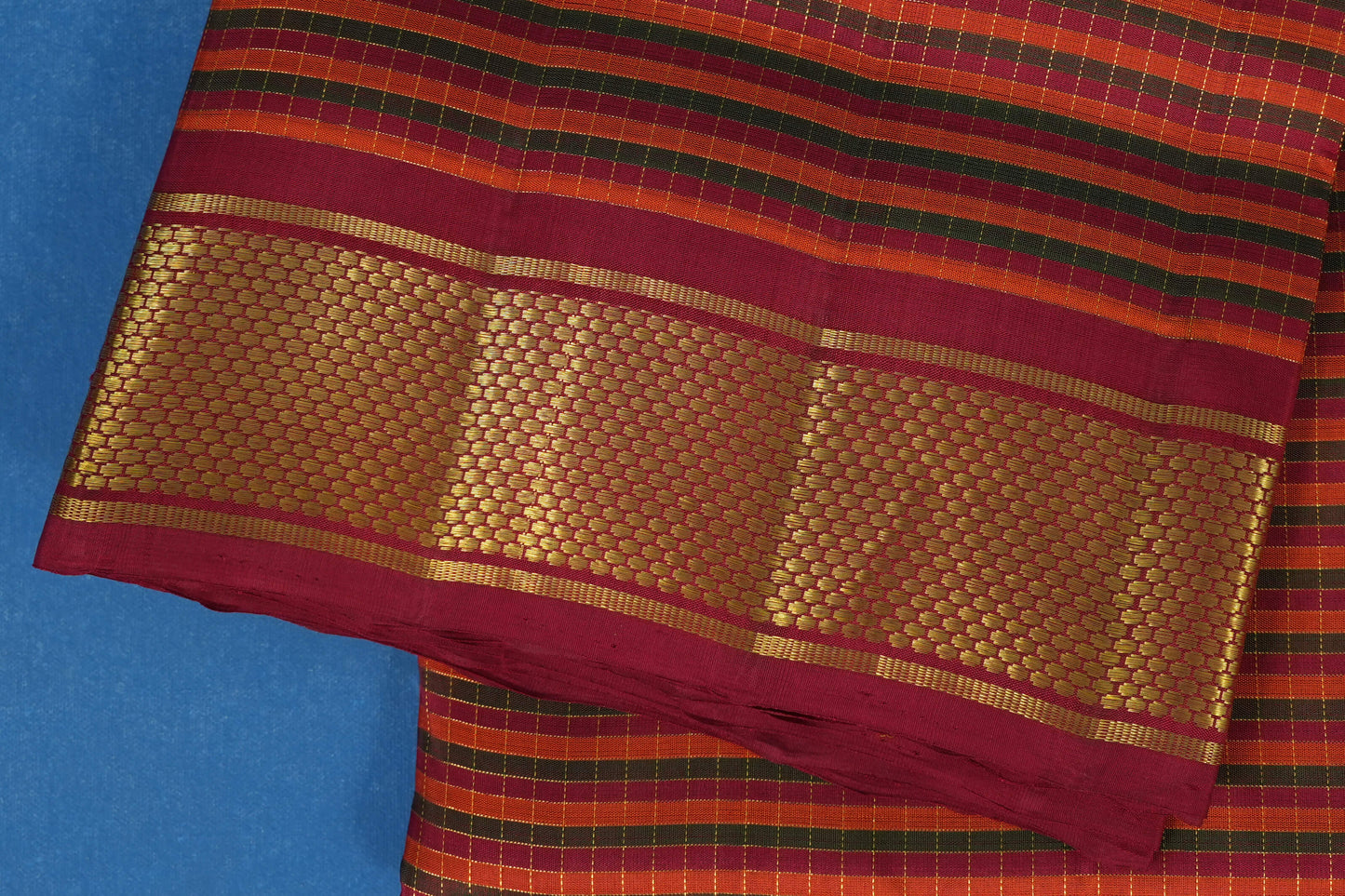 ten yards madisar silk saree borders