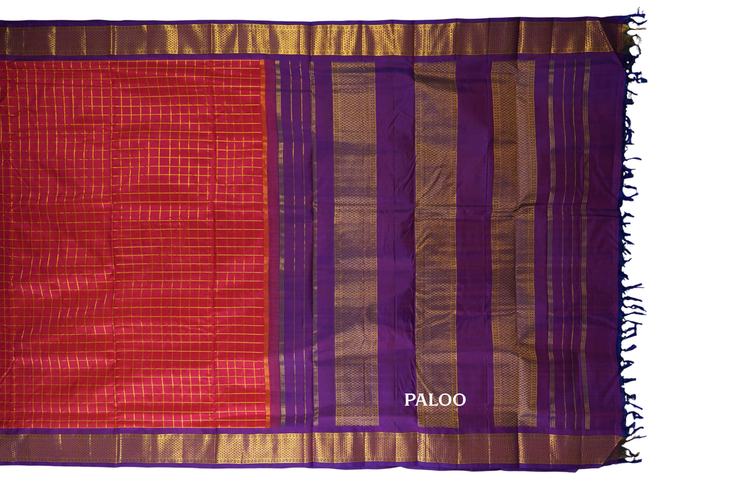 ten yards madisar silk saree paloo