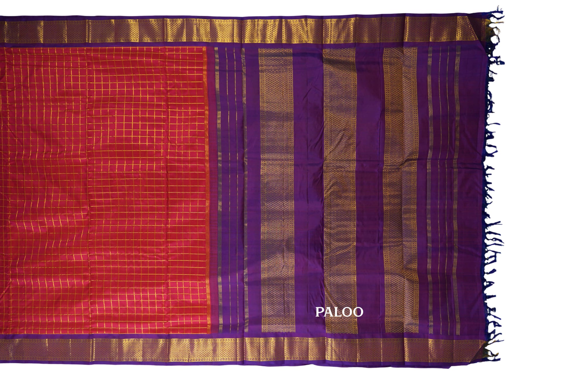 ten yards madisar silk saree paloo