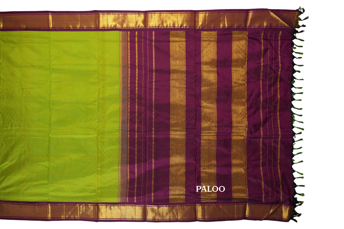 ten yards madisar silk saree paloo