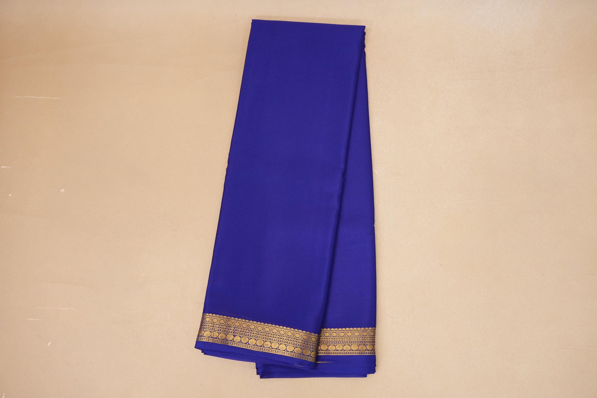 Deep Royal Blue Mysore Silk Saree  onliine