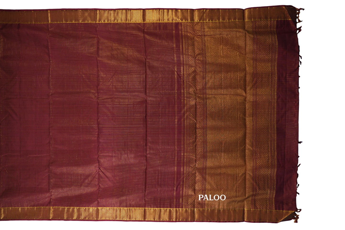 ten yards madisar silk saree paloo