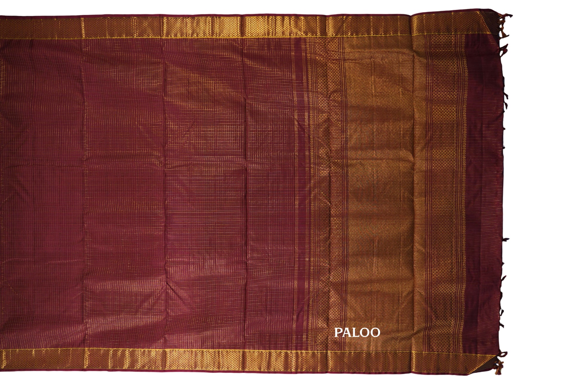 ten yards madisar silk saree paloo
