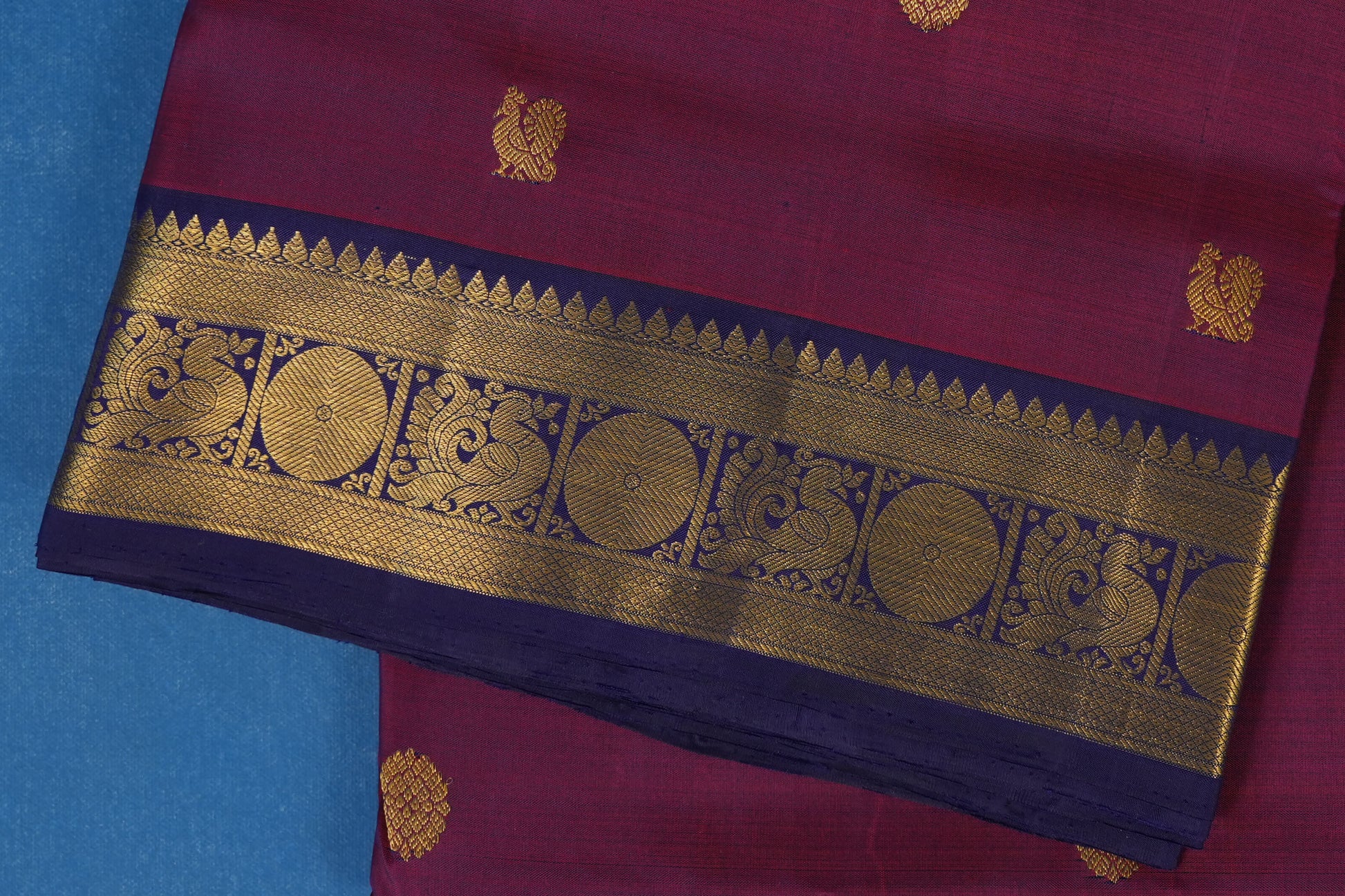 ten yards madisar silk saree borders