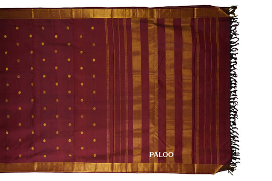 ten yards madisar silk saree paloo