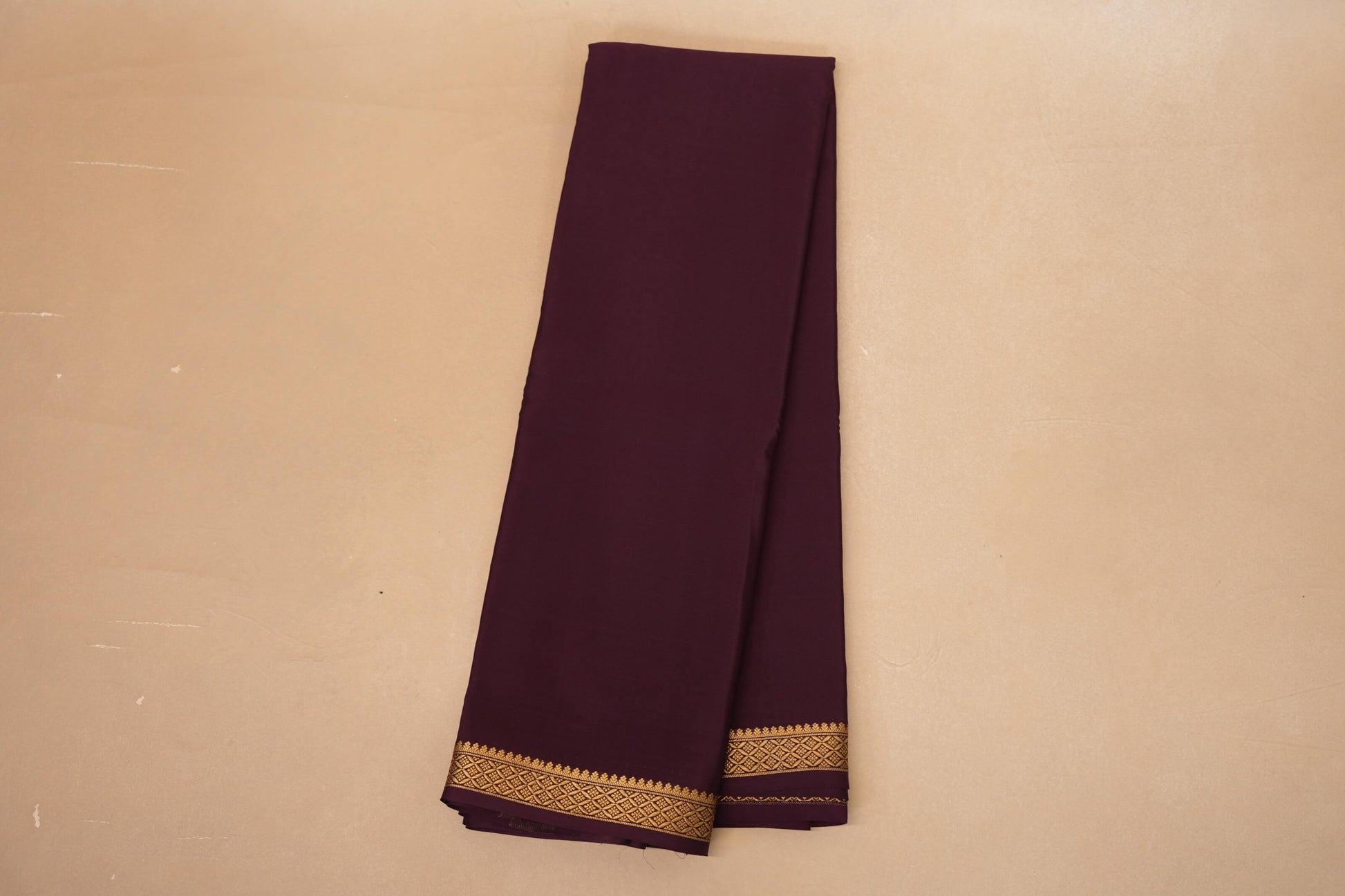Deep Wine Mysore Silk Saree  online