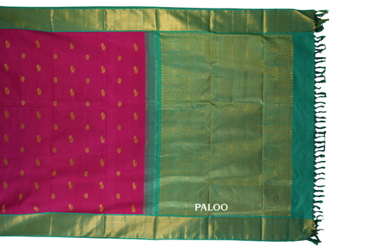 ten yards madisar silk saree paloo