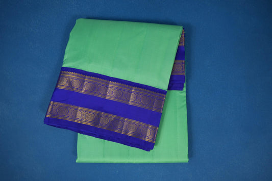 Rexona Green Ten yards silk saree 