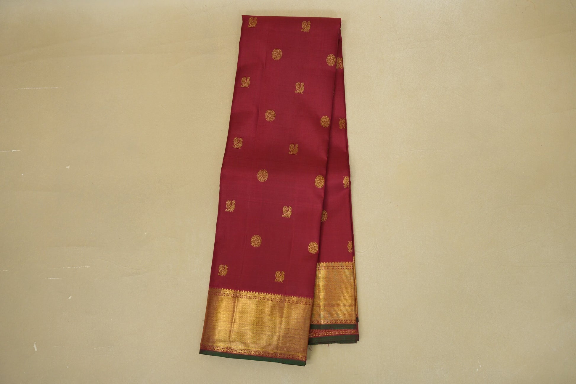 Reddish Maroon Heirloom Kanjivaram Silk Saree online