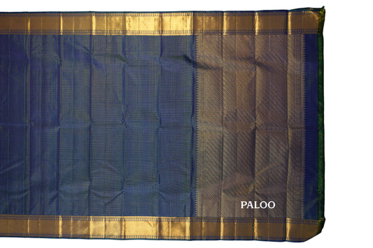 vintage kanjivaram silk saree paloo