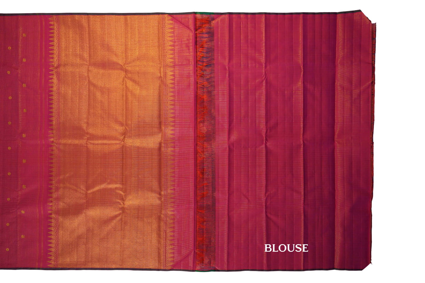 vintage kanjivaram silk saree blouse