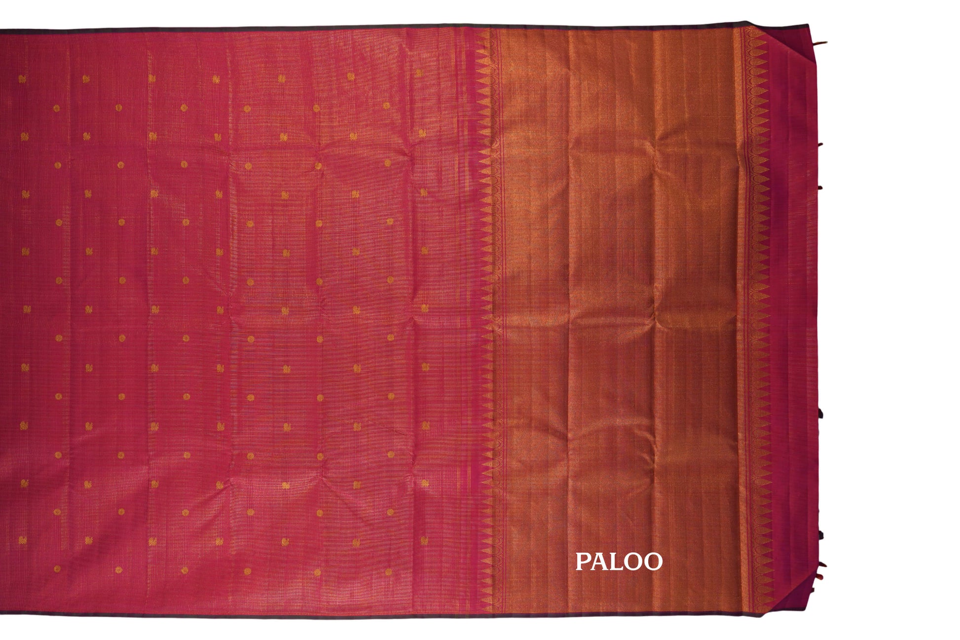 vintage kanjivaram silk saree paloo
