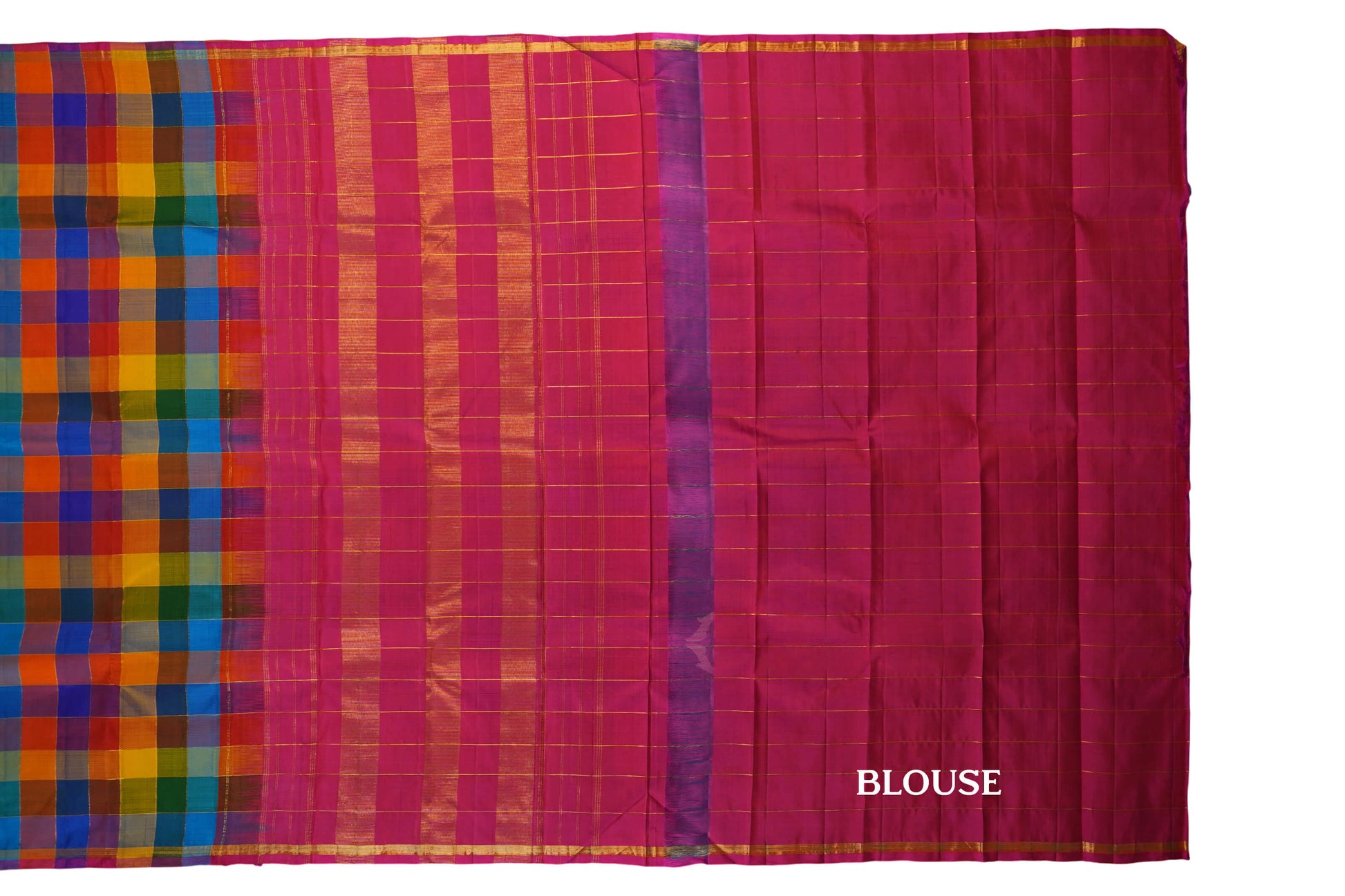 vintage kanjivaram silk saree blouse
