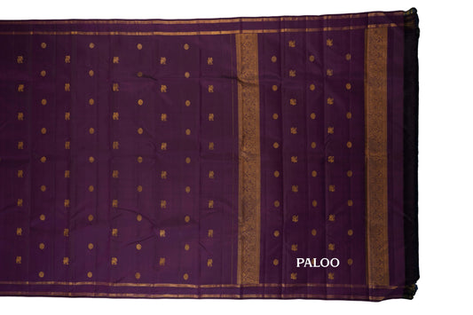 vintage kanjivaram silk saree paloo