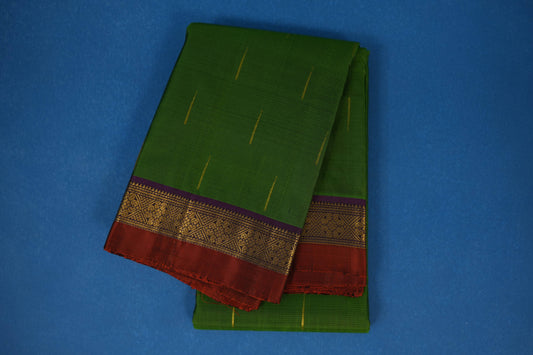 Green vintage kanjivaram silk saree