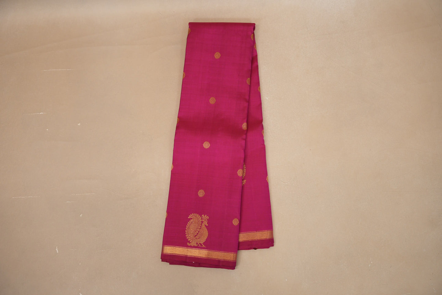 Magenta Vintage Kanjivaram Silk Saree by Shreenivas Silks PSSR018682