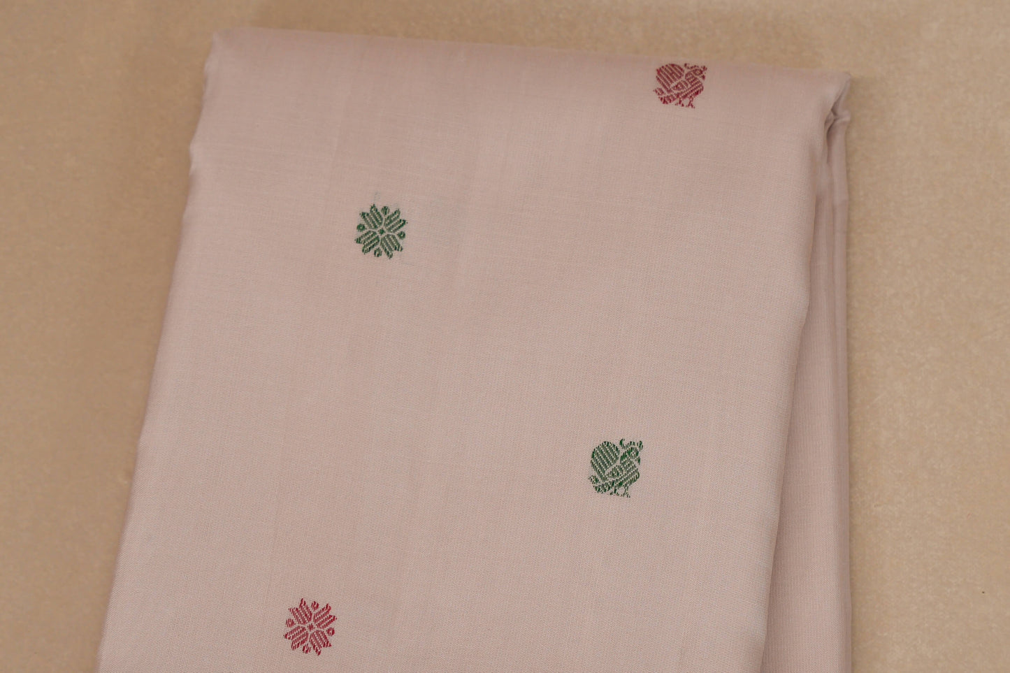 Beige Vintage Kanjivaram Silk Saree by Shreenivas Silks PSSR018684
