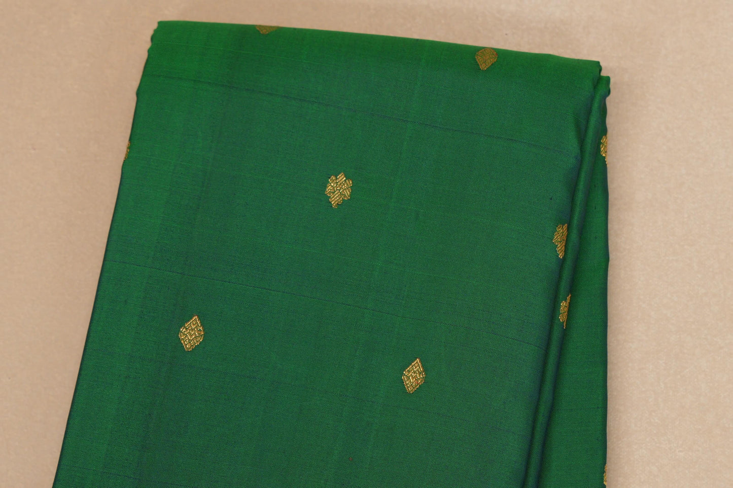Peacock green Vintage Kanjivaram Silk Saree body