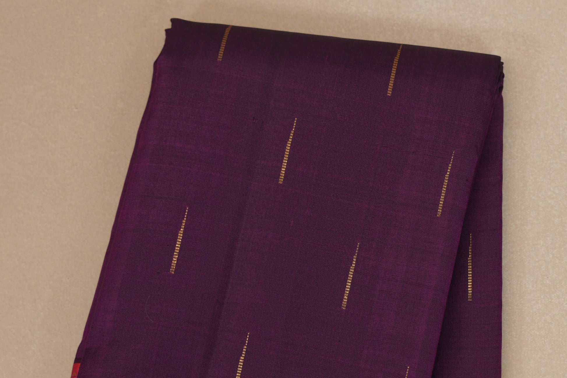 Deep purple Vintage Kanjivaram Silk Saree body