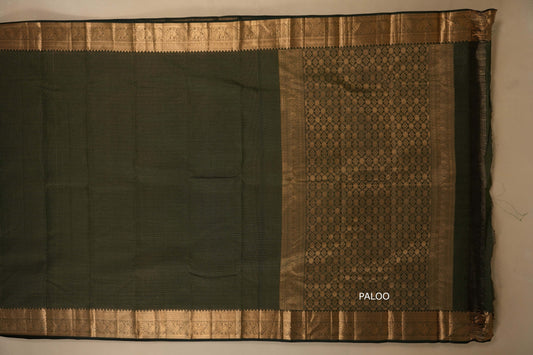 light weight kanchipuram silk saree paloo