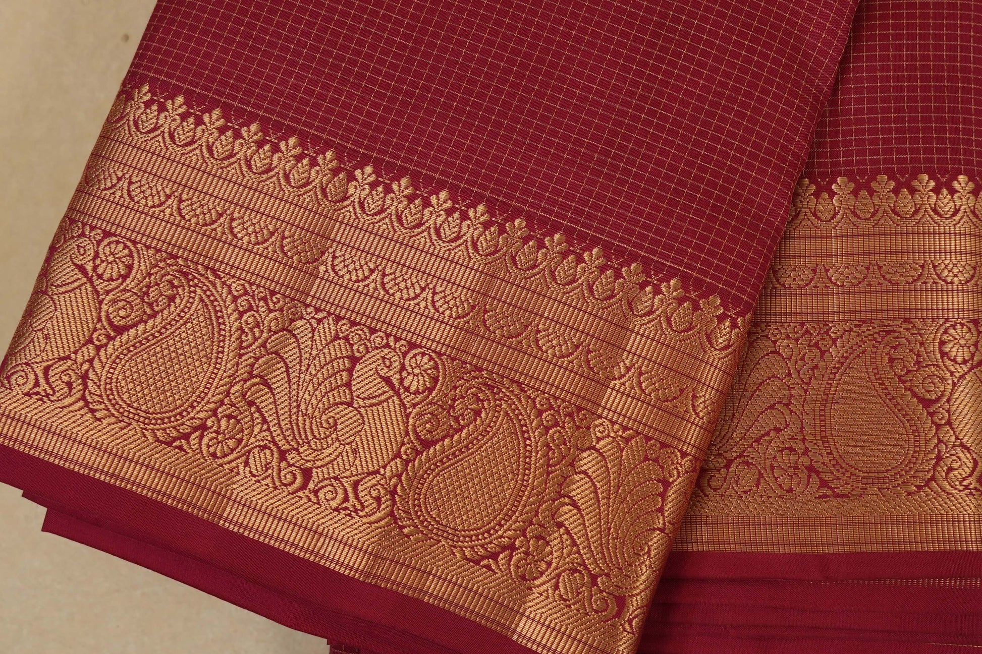 light weight kanchipuram silk saree borders
