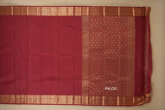 light weight kanchipuram silk saree paloo