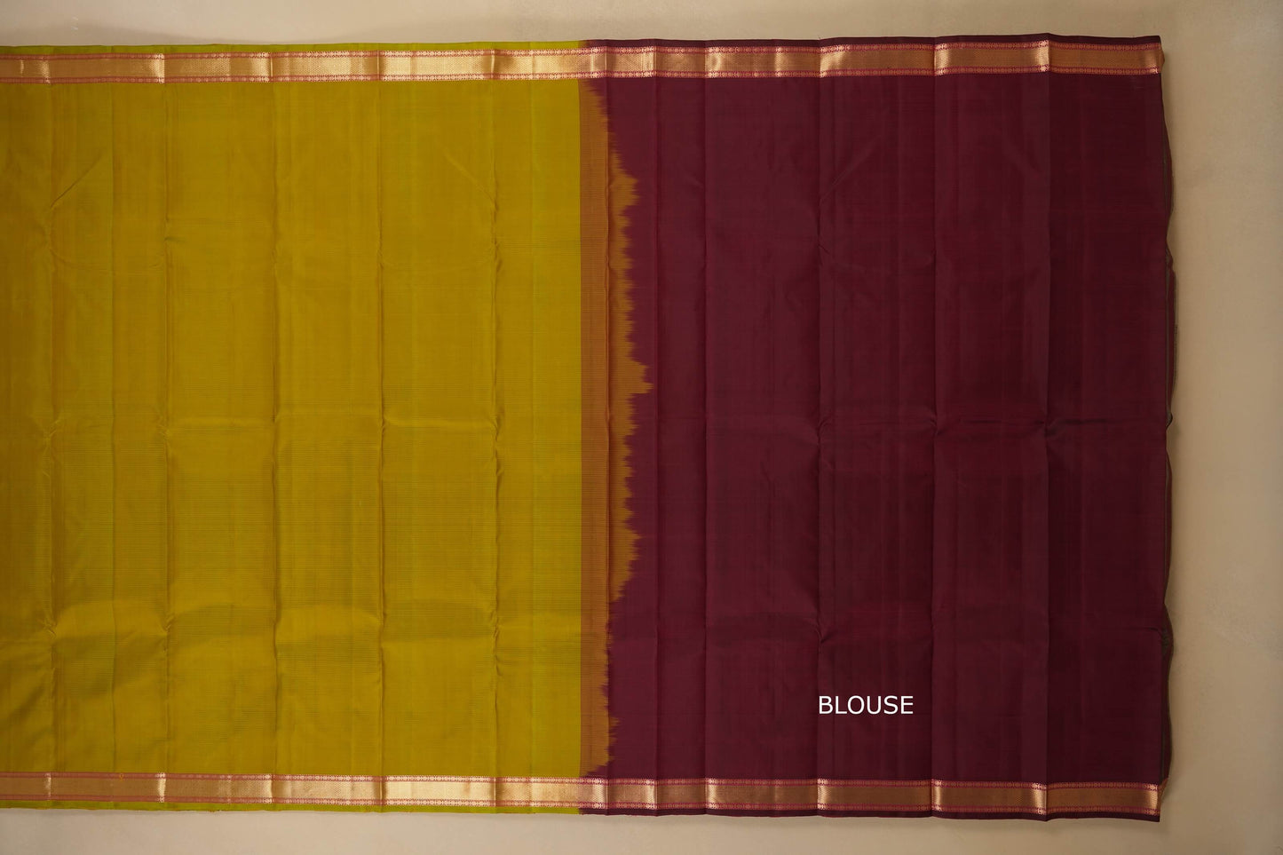 light weight kanchipuram silk saree blouse