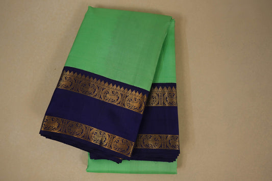 Rexona green vintage kanjivaram silk saree