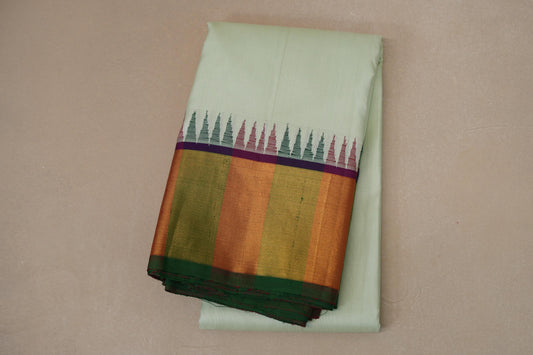 Pastel Green Vintage Kanjivaram Silk Saree