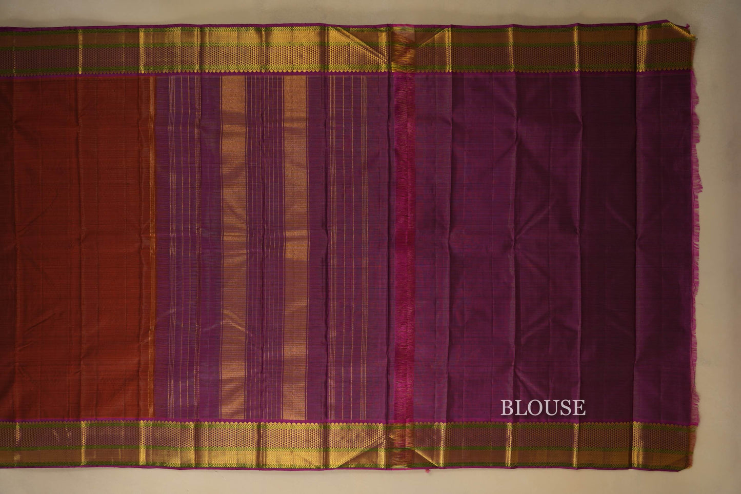 vintage kanjivaram silk saree blouse