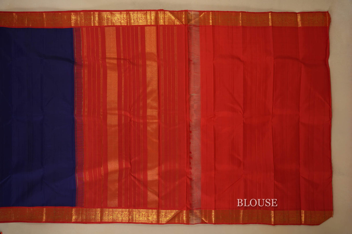 vintage kanjivaram silk saree blouse