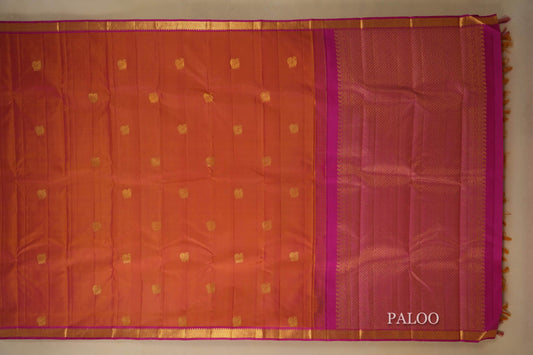 vintage kanjivaram silk saree paloo