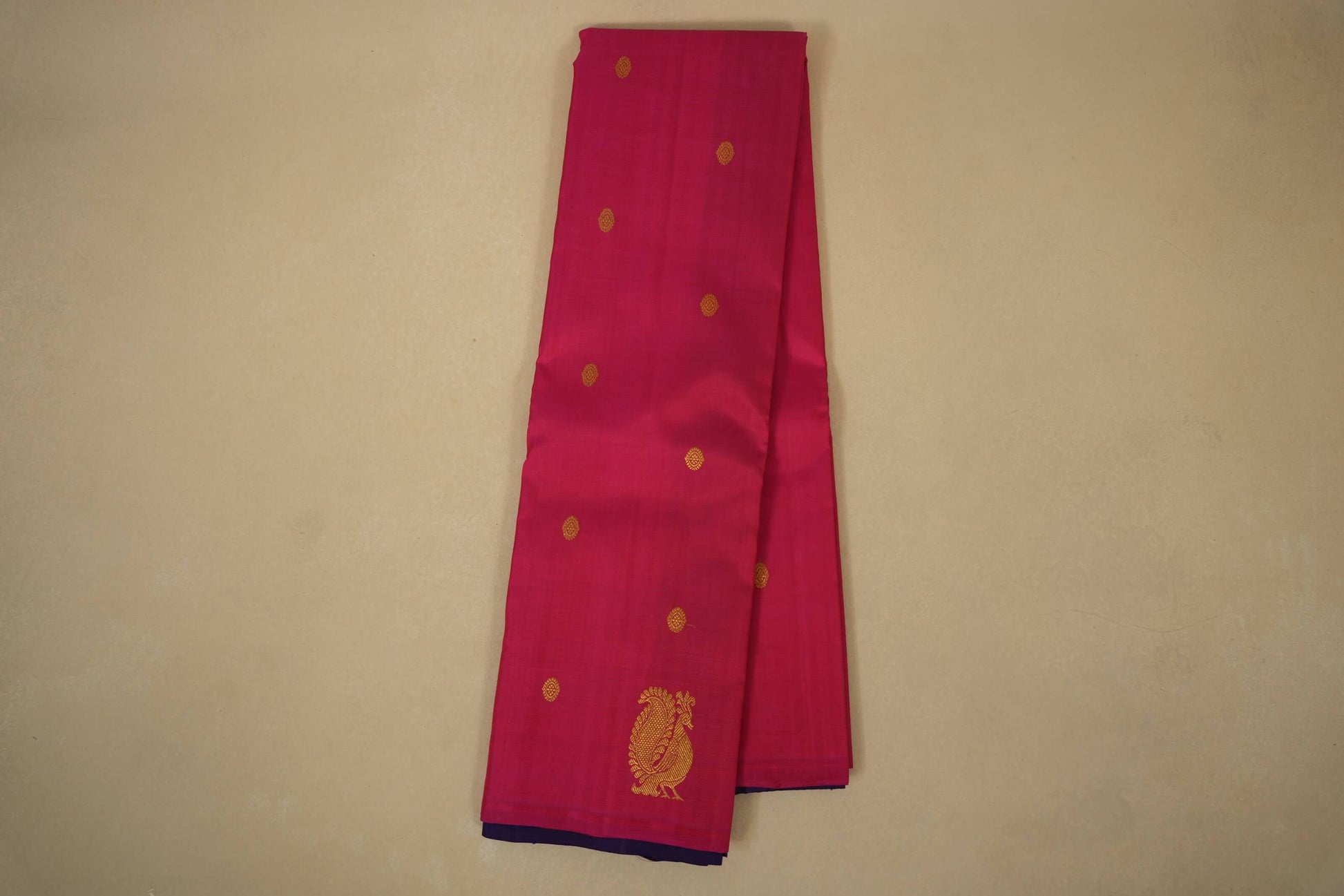 Borderless vintage kanjivaram silk saree