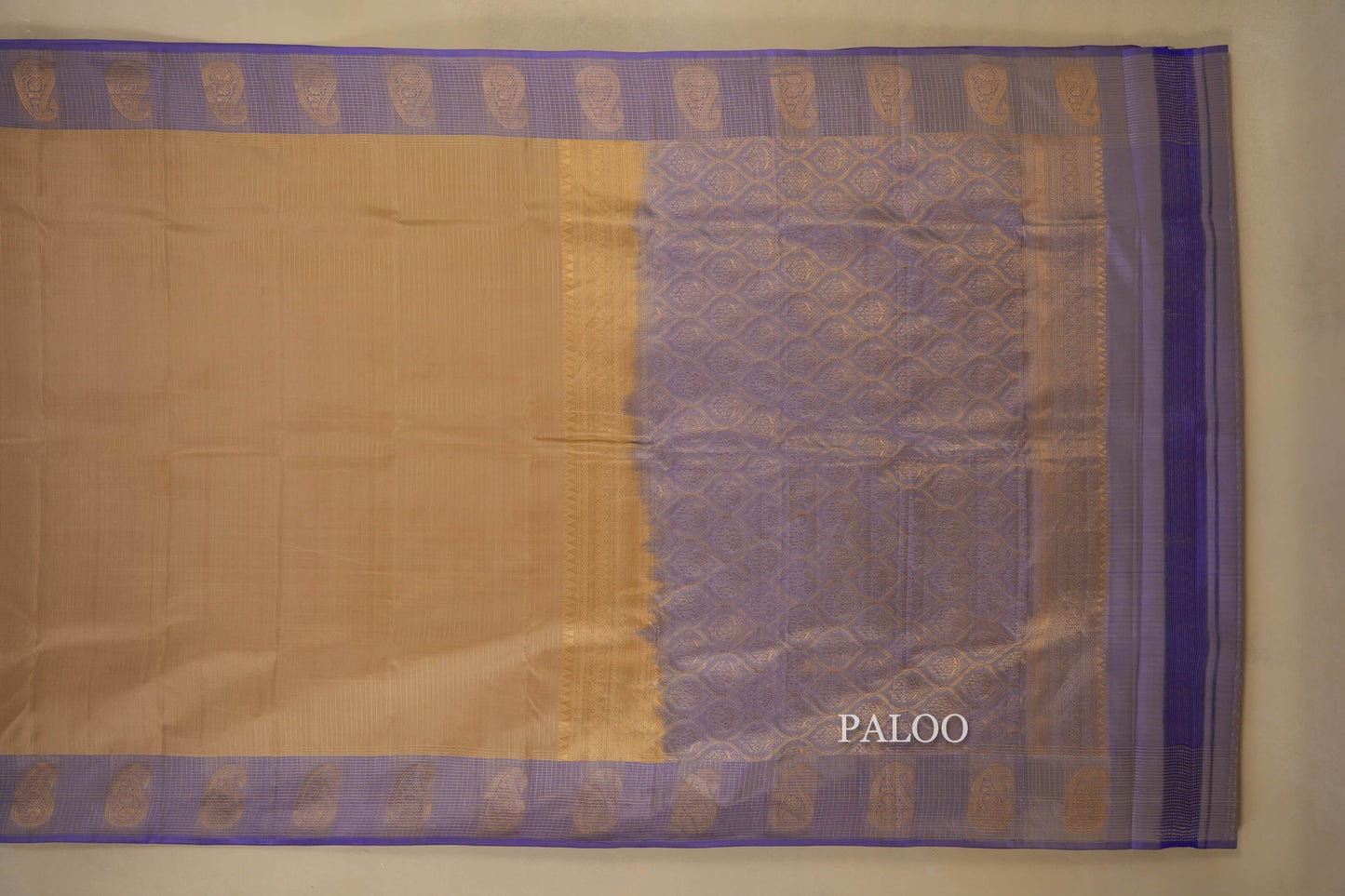 light weight kanchipuram silk saree paloo