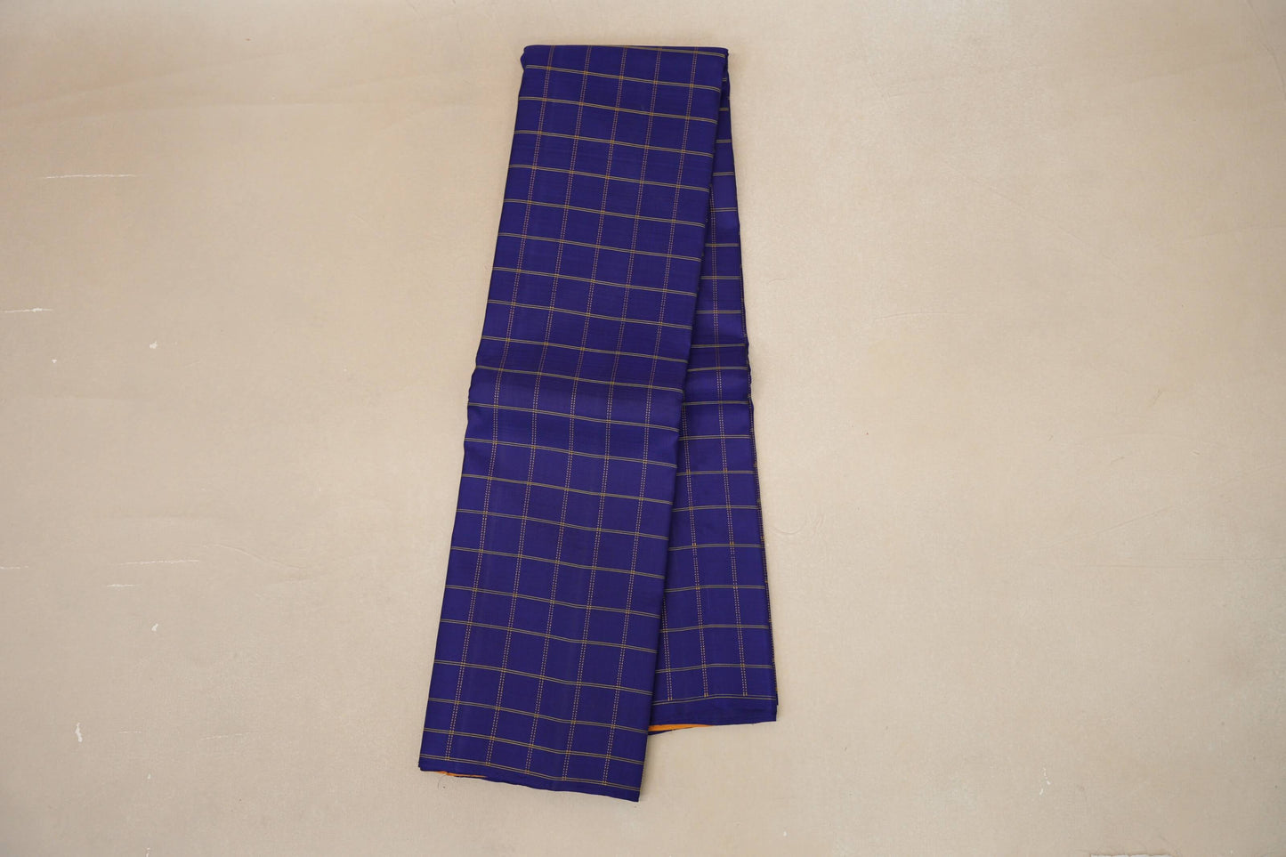 Royal Blue Borderless Vintage Kanjivaram Silk Saree   online
