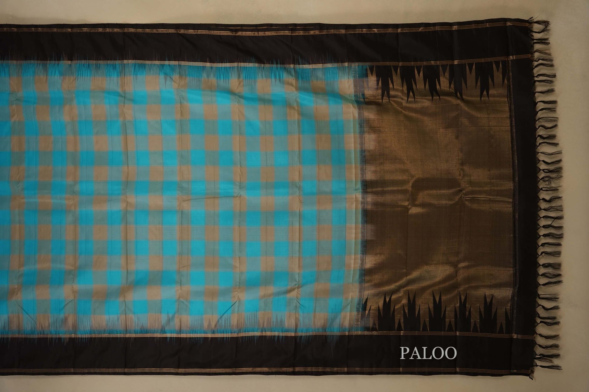 light weight kanchipuram silk saree paloo