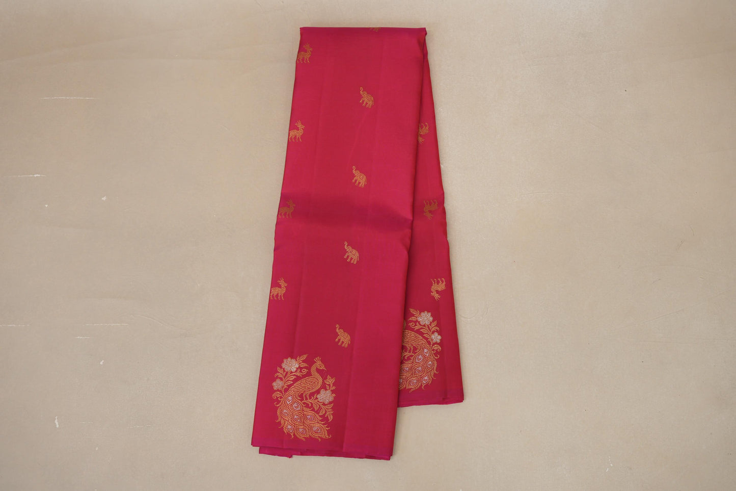 Reddish Pink Vintage Kanjivaram Silk Saree online