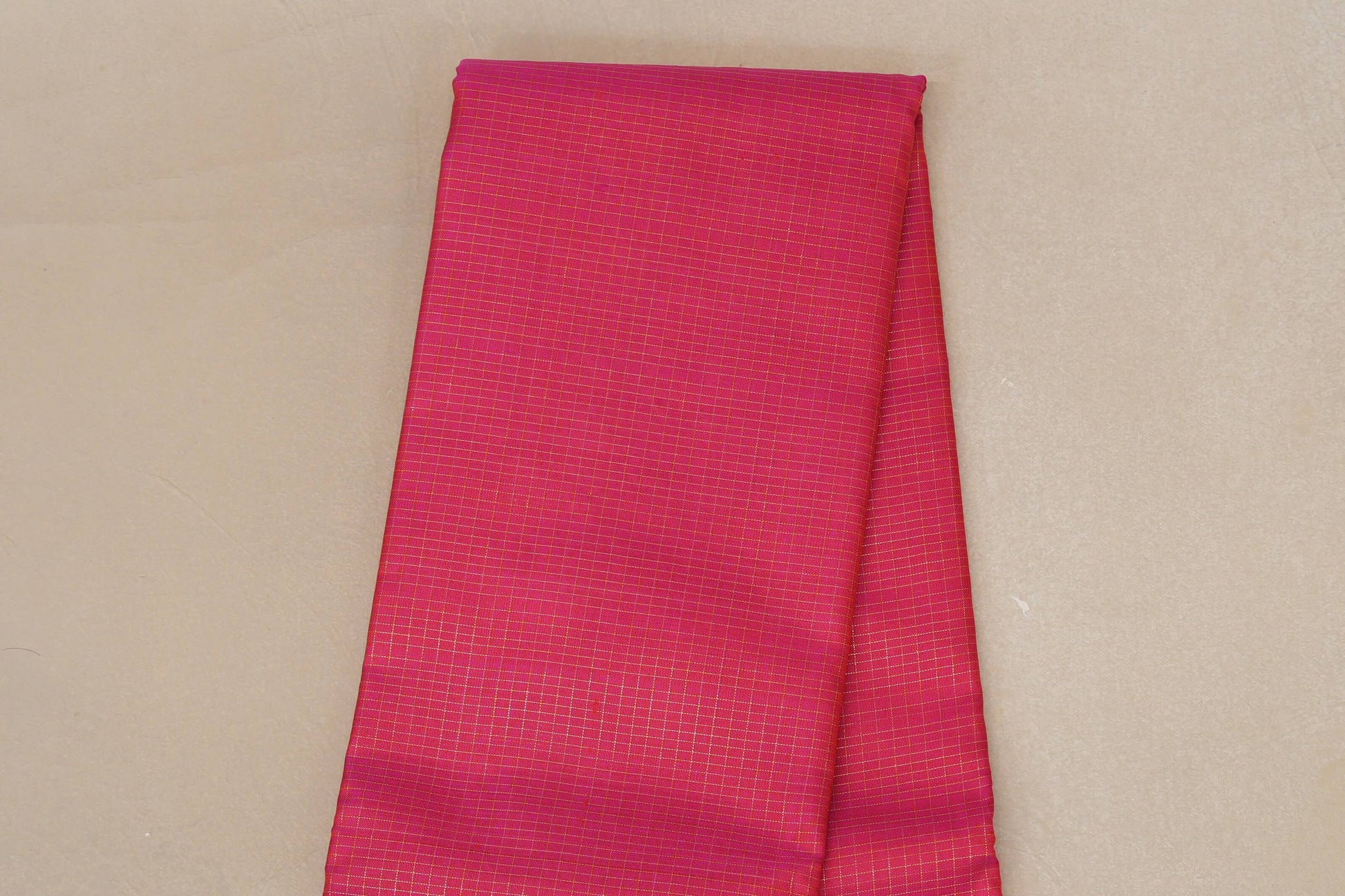 Rani Pink Vintage Kanjivaram Silk Saree body zoom