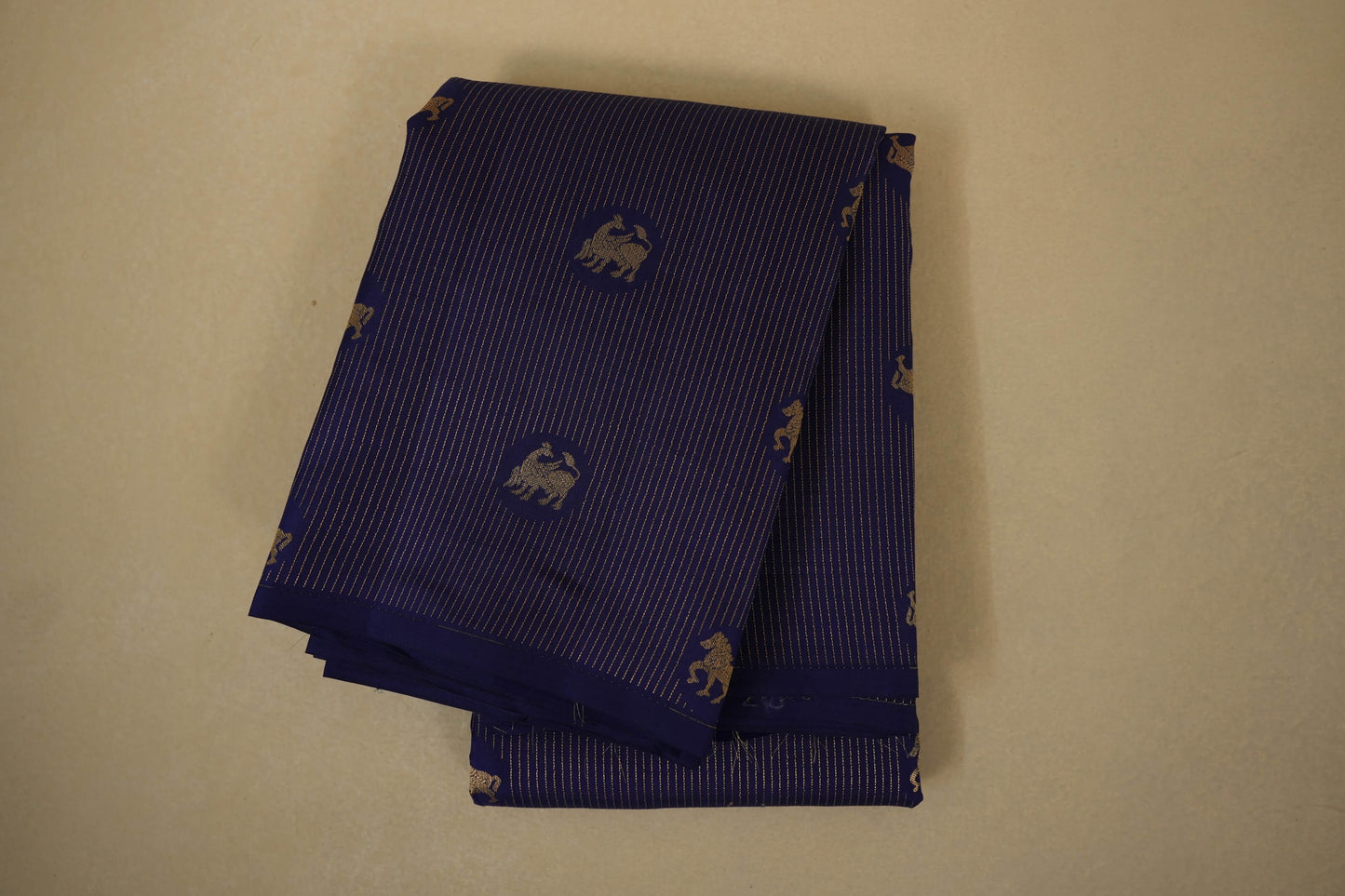 Blue light weight kanchipuram silk saree