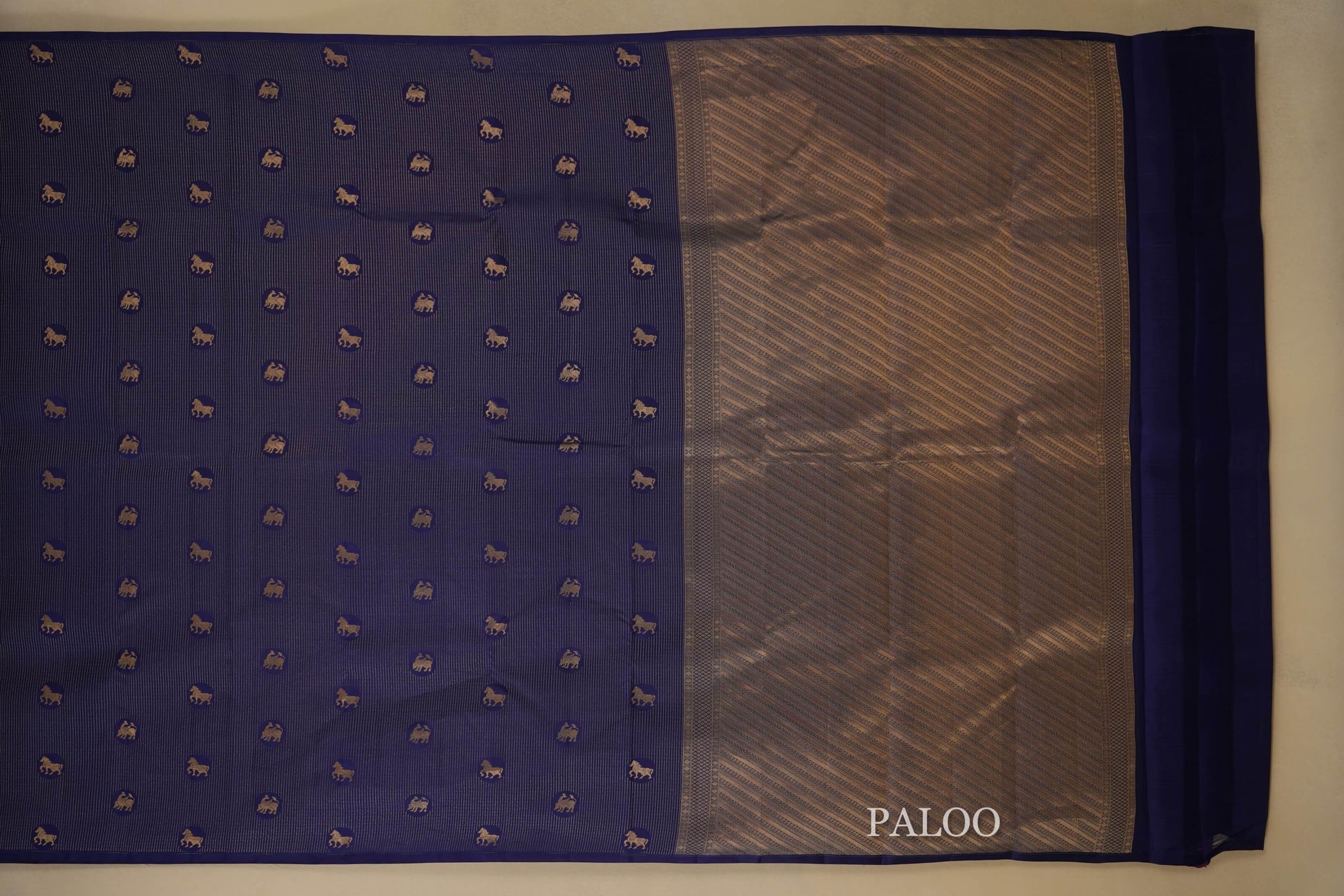 light weight kanchipuram silk saree paloo