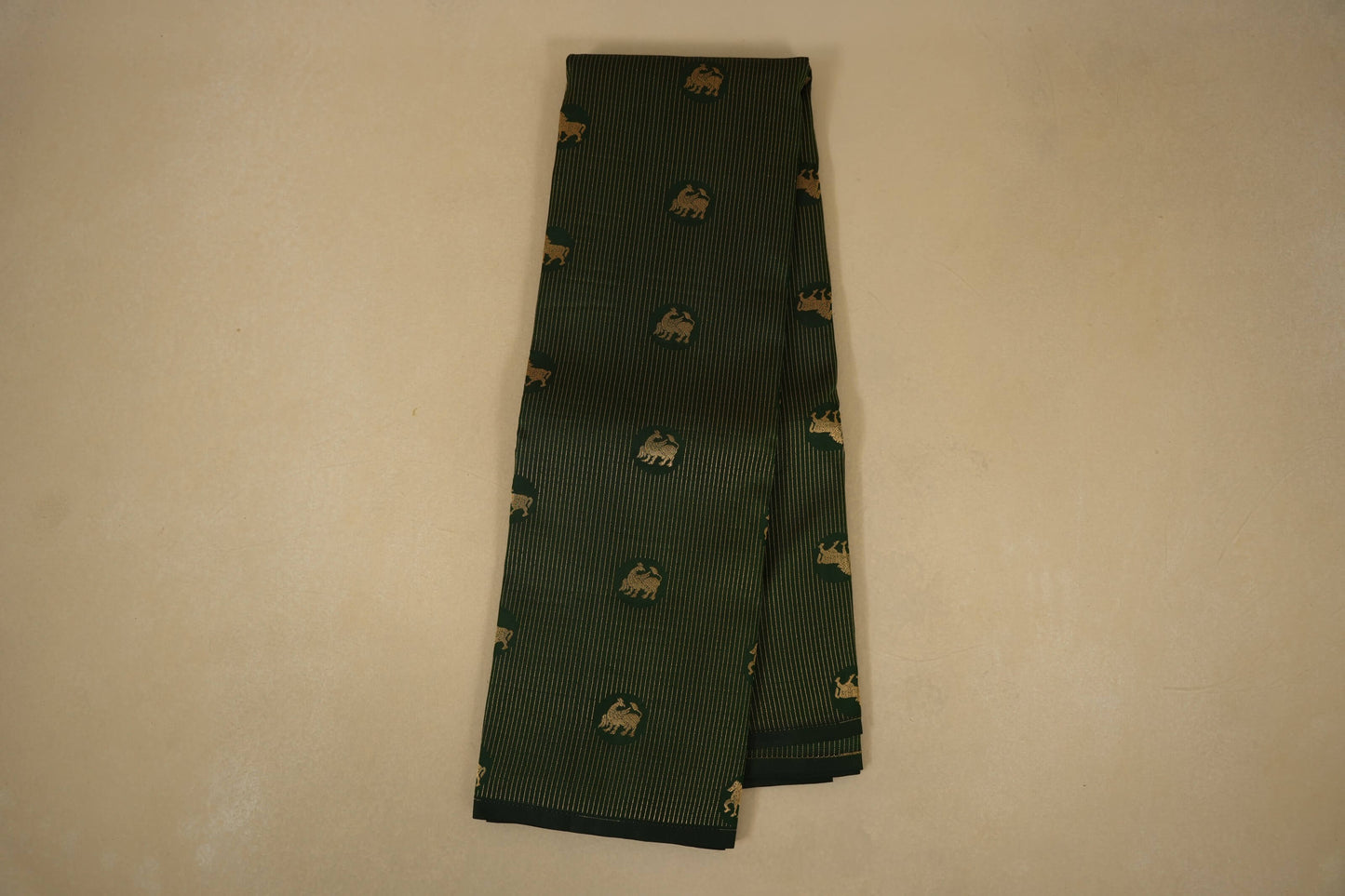 Borderless light weight kanchipuram silk saree