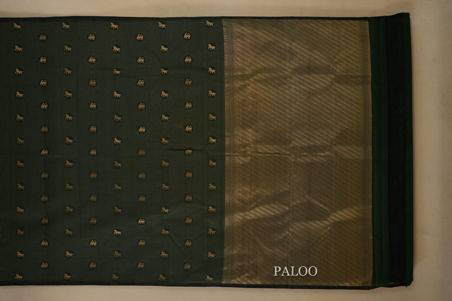 light weight kanchipuram silk saree paloo