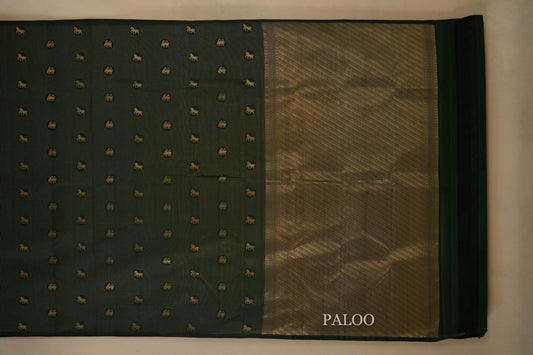 light weight kanchipuram silk saree paloo