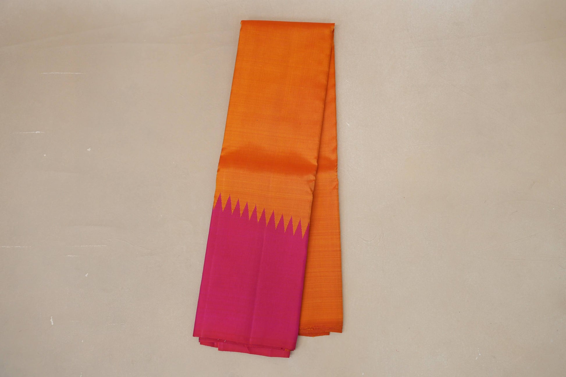 Reddish Orange Vintage Kanjivaram Silk Saree online